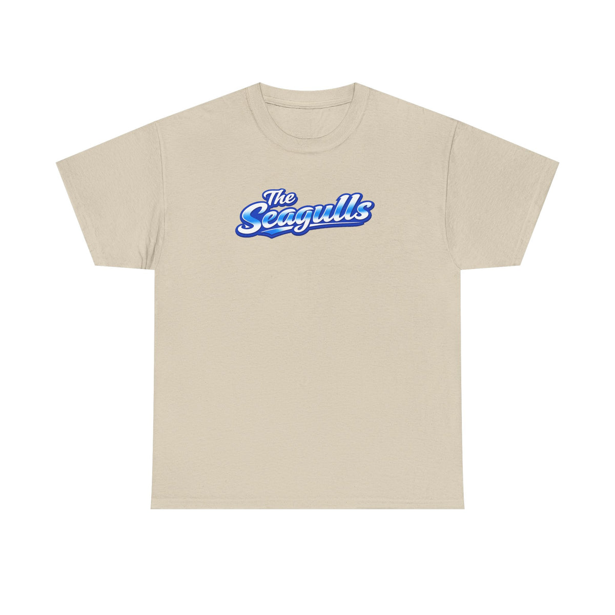 Seagulls Football Script Logo Cotton T-Shirt