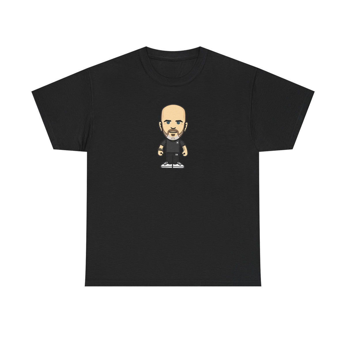 Enzo Maresca Manchester City Character Graphic Cartoon Cotton T-shirt / Tee