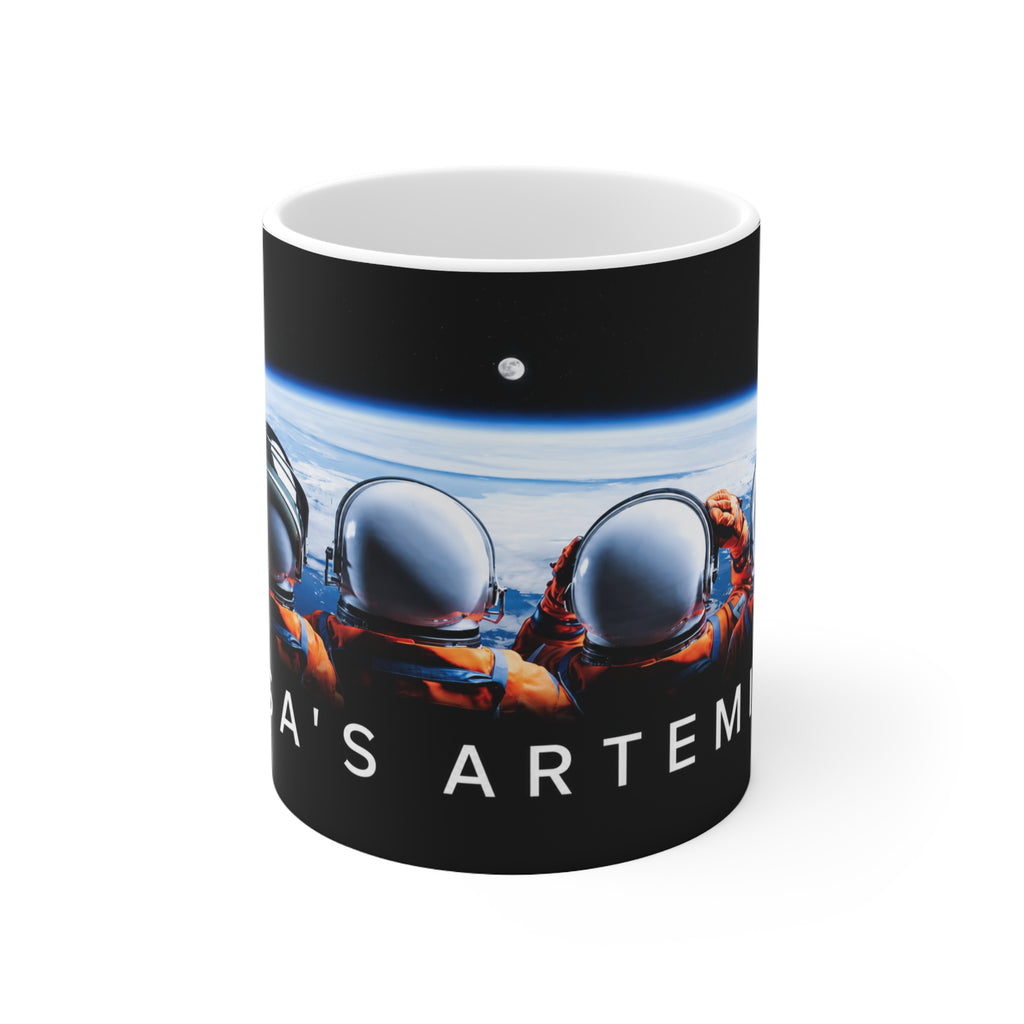 NASA Artemis III Astronauts Ceramic Coffee Mug — Space Travel 11oz & 15oz
