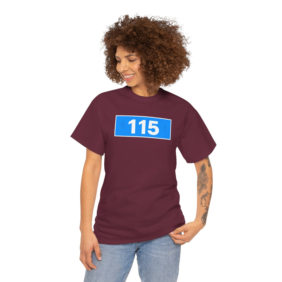 Manchester City 115 Inspired Minimalist Graphic Cotton T-Shirt