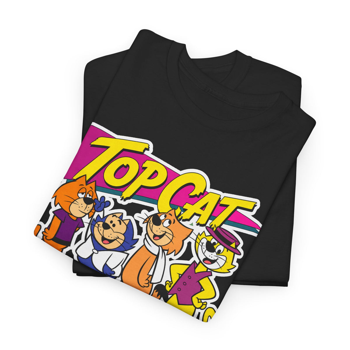 Top Cat Retro Cartoon Cotton T-Shirt / Tee