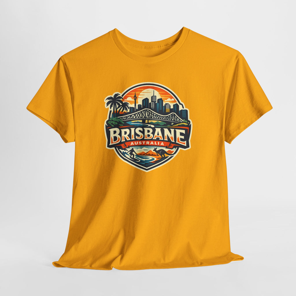 Brisbane Australia Vintage Sunset T-Shirt
