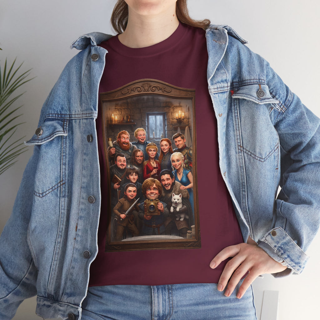 Game of Thrones Cast Portrait Inspired Cotton T-Shirt