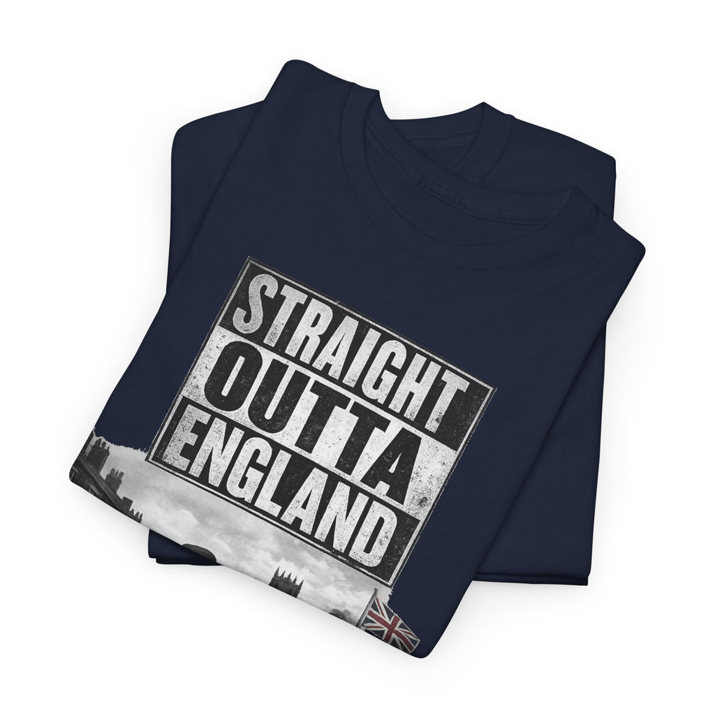 Straight Outta England T-Shirt — Retro Band Photo Tee