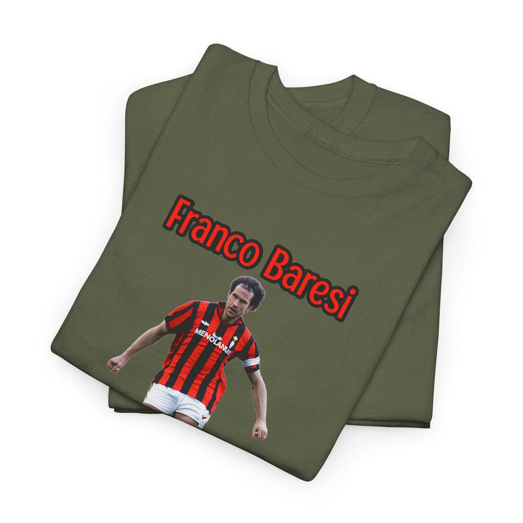 Franco Baresi Legend Tee — AC Milan Retro Soccer Graphic T-Shirt
