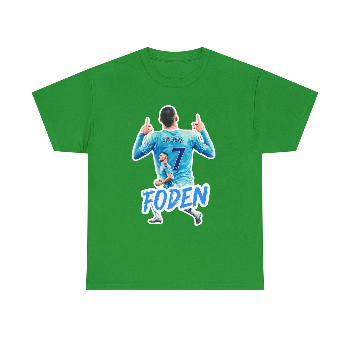 Phil Foden #7 Soccer T‑Shirt — Manchester City Fan Jersey Tribute