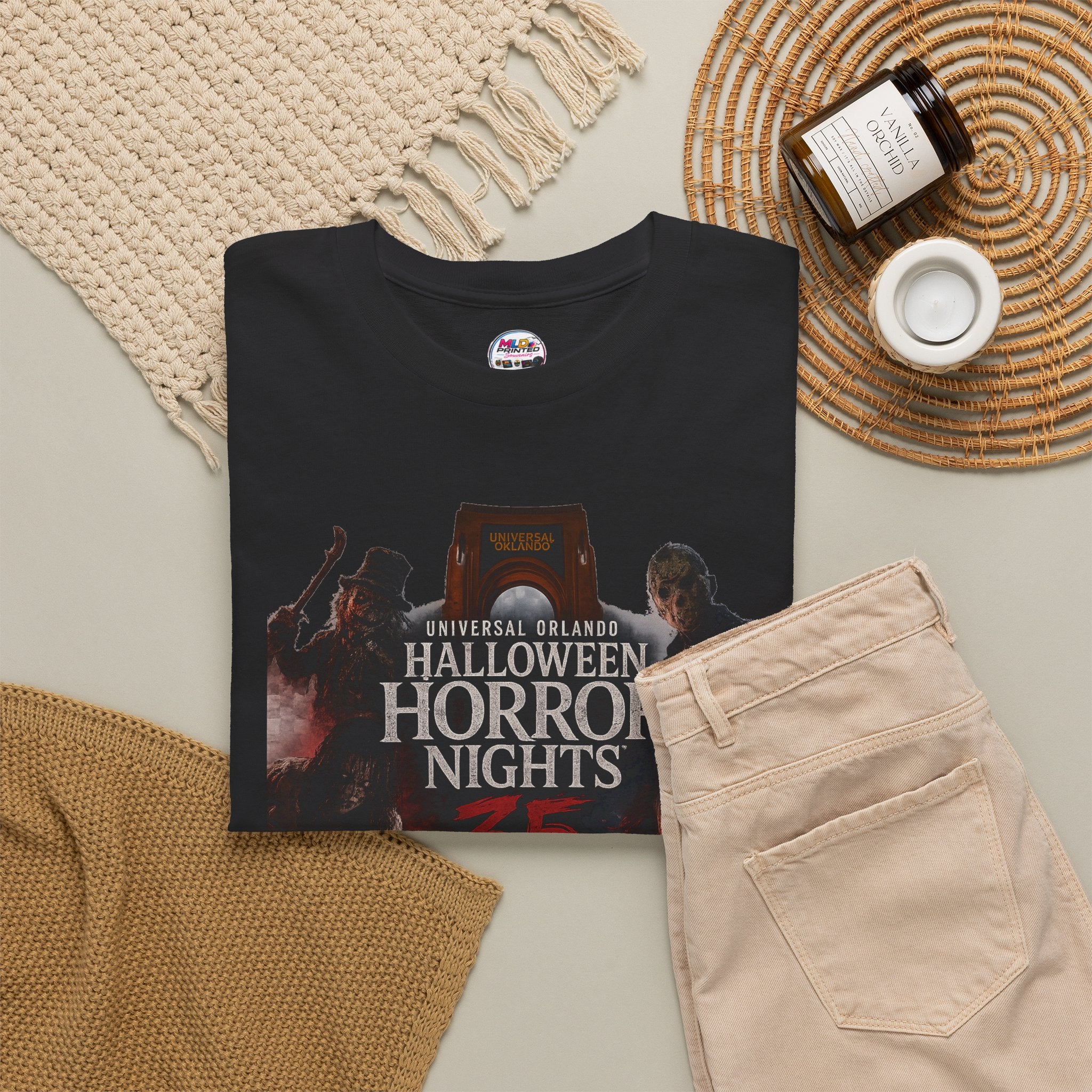Halloween Horror Nights 35 T-Shirt — Haunted House & Nightmares Graphic Tee