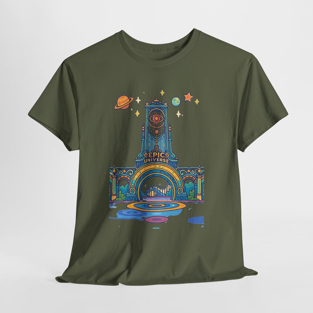 Universal Studios Family Vacation T-Shirt — Retro Space Theater Graphic Tee