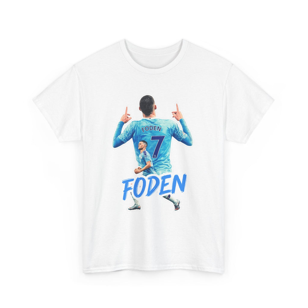 Phil Foden #7 Soccer T‑Shirt — Manchester City Fan Jersey Tribute