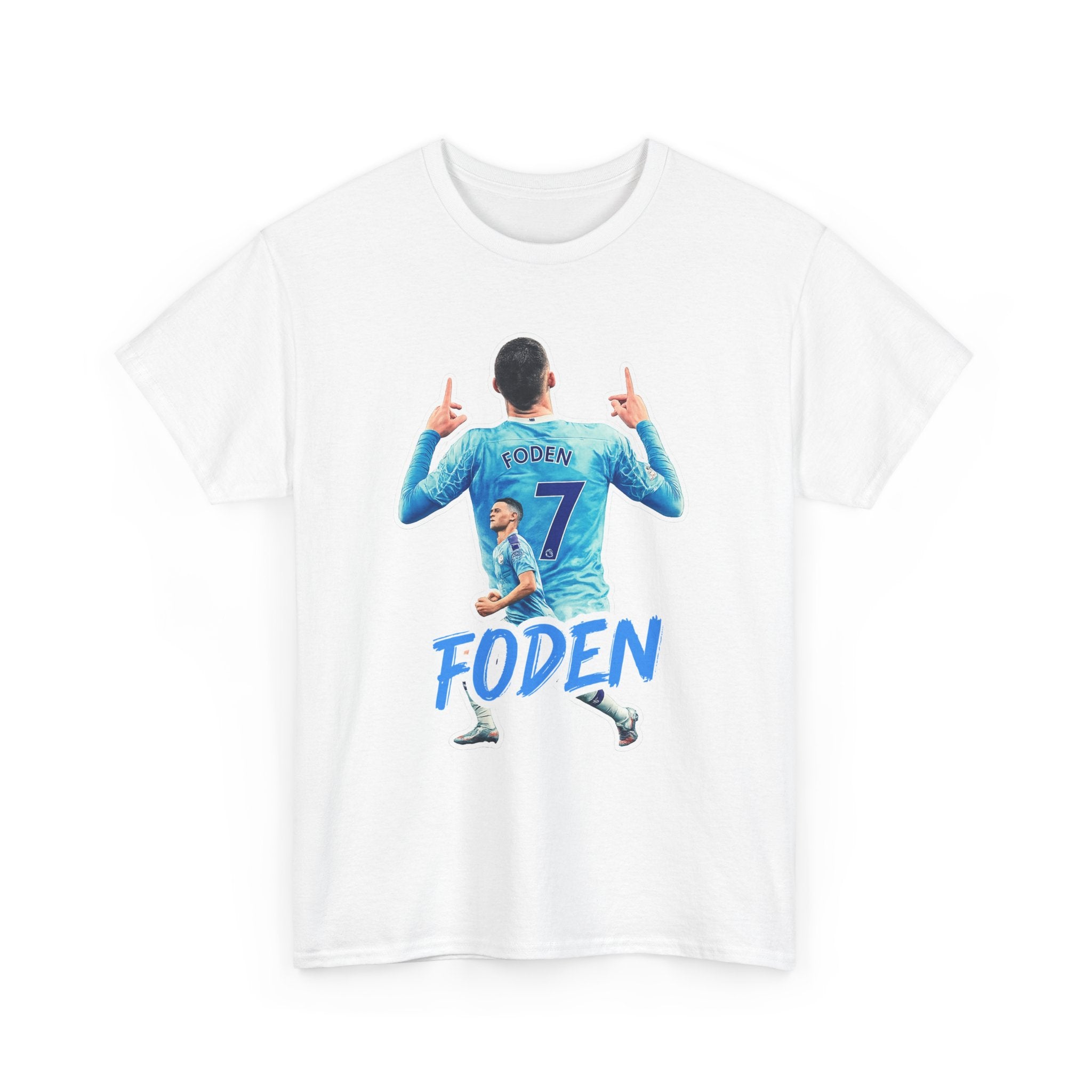 Phil Foden #7 Soccer T‑Shirt — Manchester City Fan Jersey Tribute