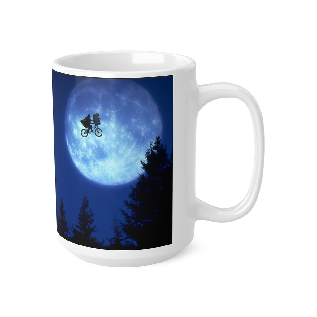 ET Moonlit Bike Ride Ceramic Mug — 11oz & 15oz Coffee Cup