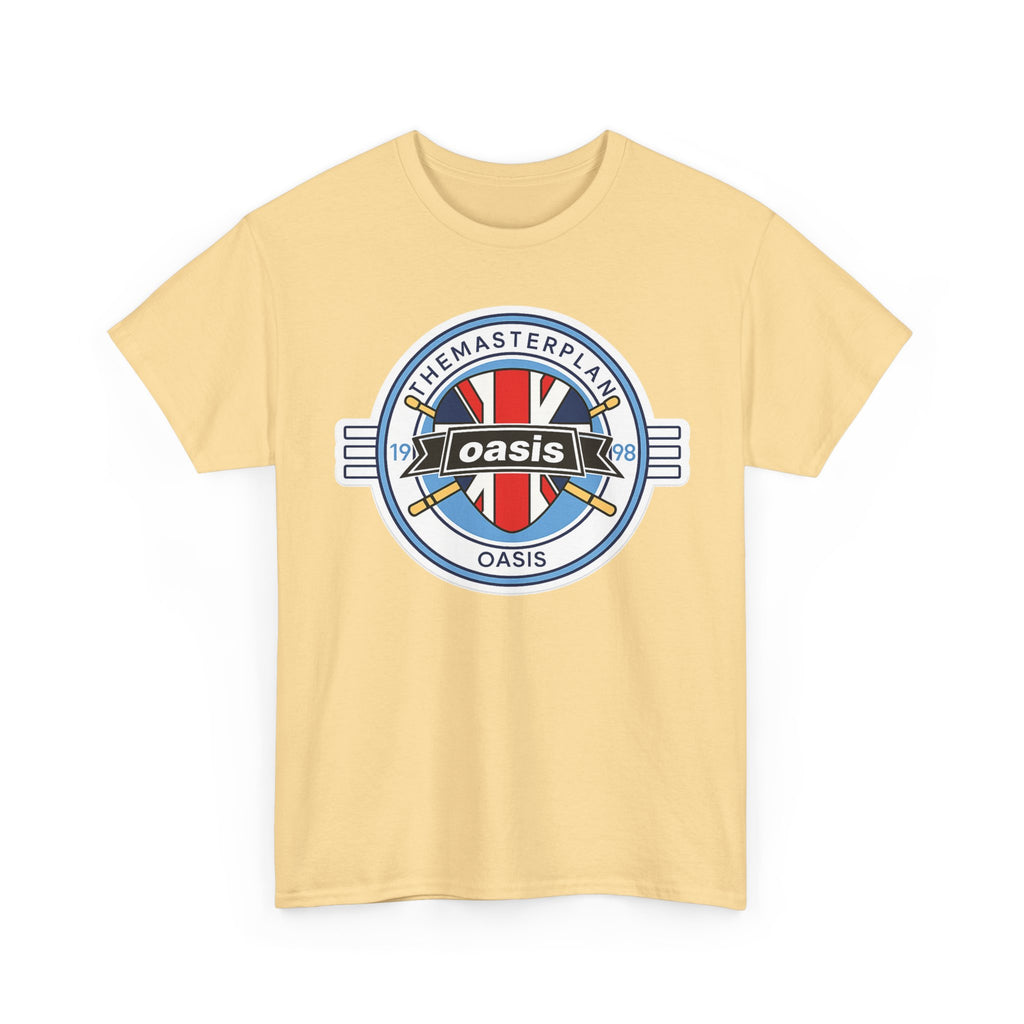 Oasis Union Jack Band Tee – Retro Rock Logo T-Shirt