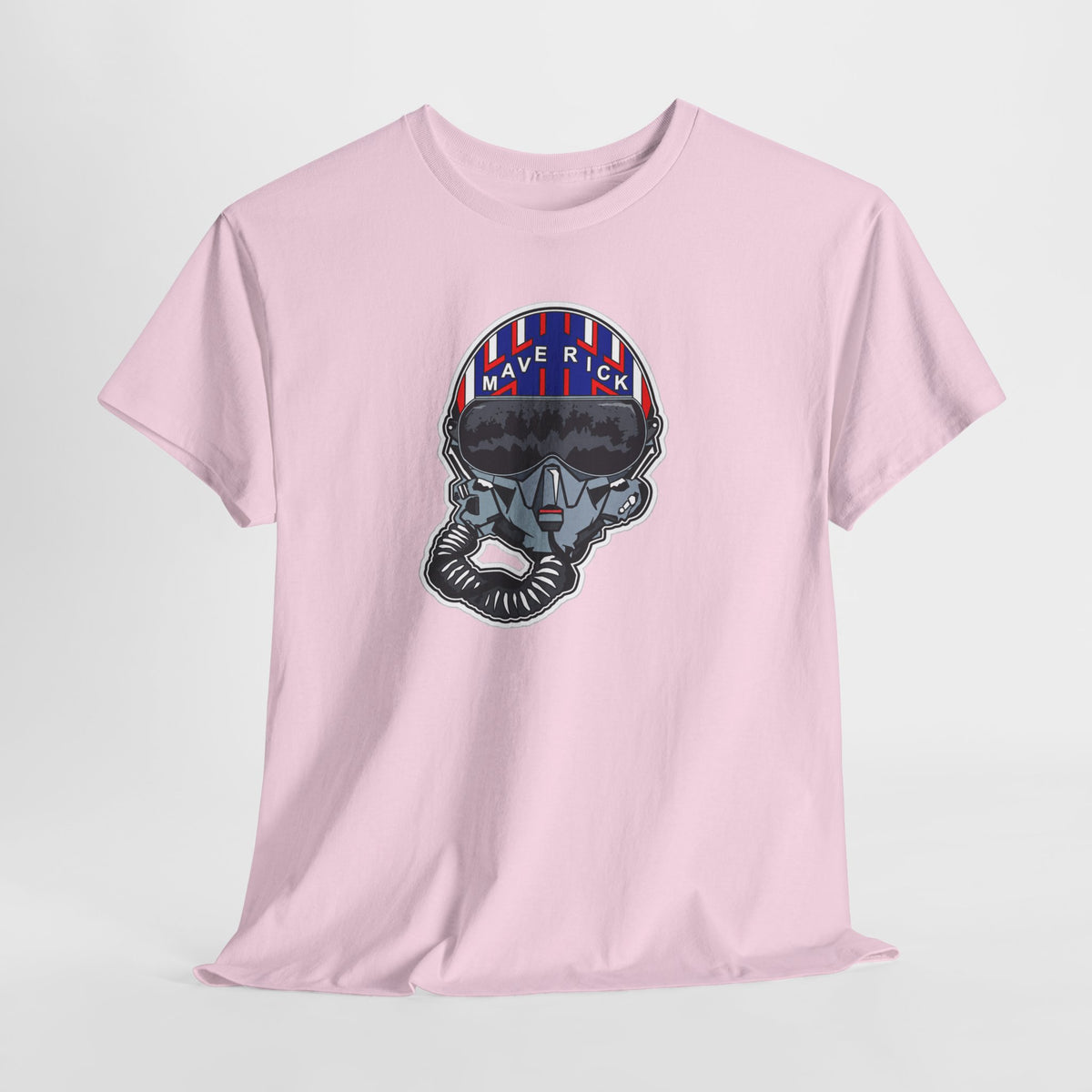 Skull Pilgrim Tee — Retro Striped 'Maverick' Helmet Graphic Shirt