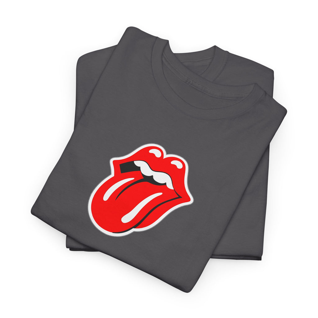 Rock Retro Red Tongue and Lips Graphic Tee