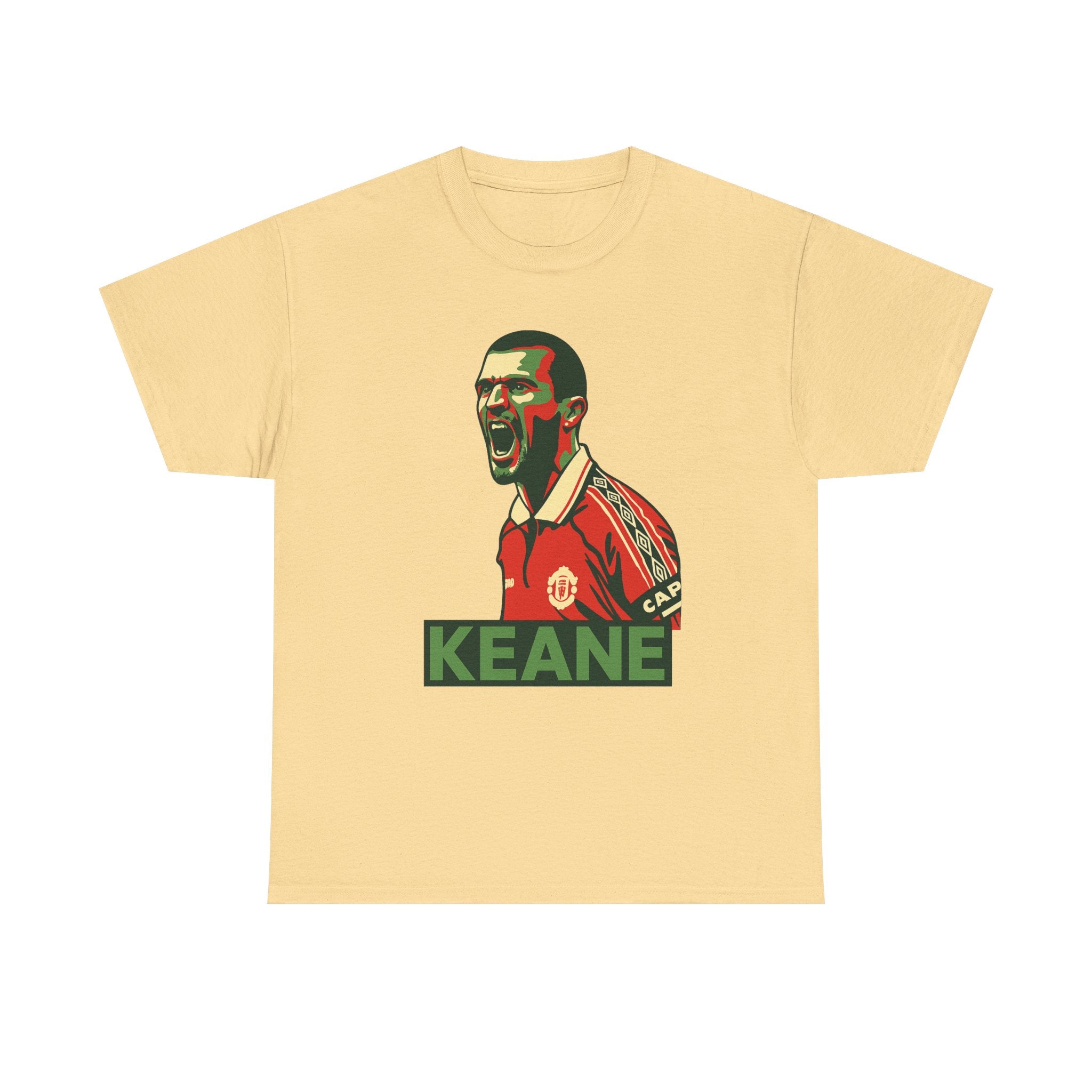 Roy Keane Retro Soccer Tee - Iconic Football Legend Graphic Shirt