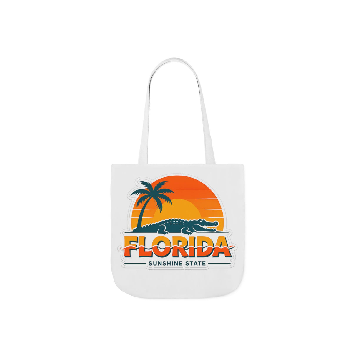 Florida Sunshine State Canvas Tote