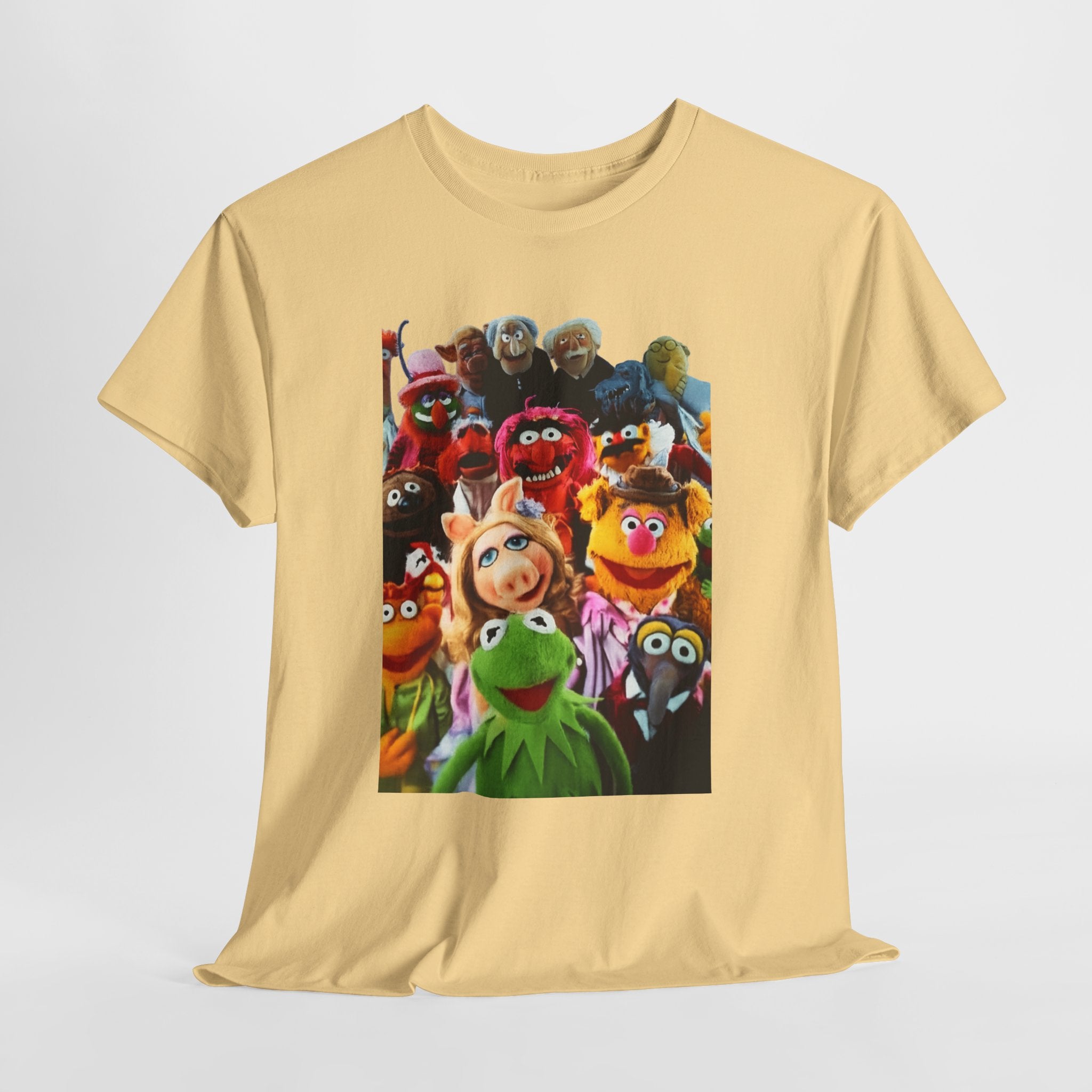 Muppets Puppet Ensemble Graphic Tee — Fun Family Cartoon Shirt