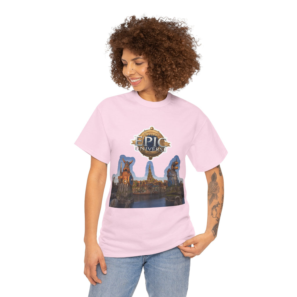 Epic Universe Theme Park T‑Shirt — Iconic Entrance Graphic Tee