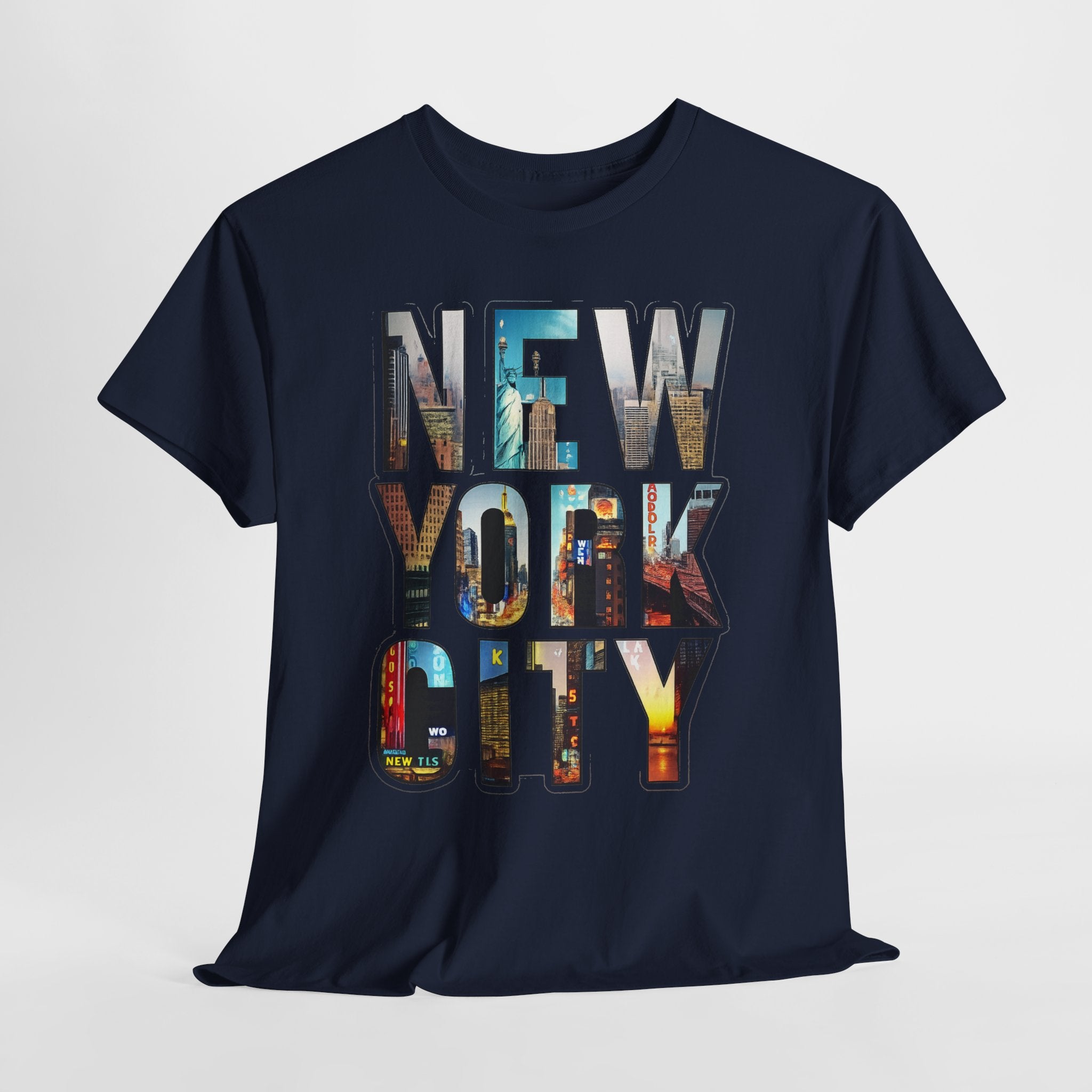 New York City Photo-Block Tee — Vintage Skyline Graphic T-Shirt