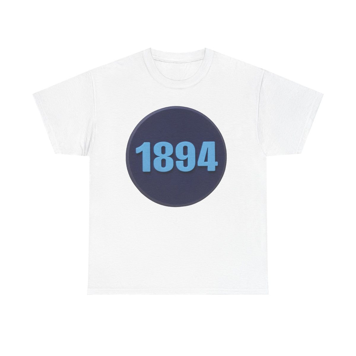 1894 Manchester City Circle Graphic Tee — Vintage Year Anniversary T-Shirt