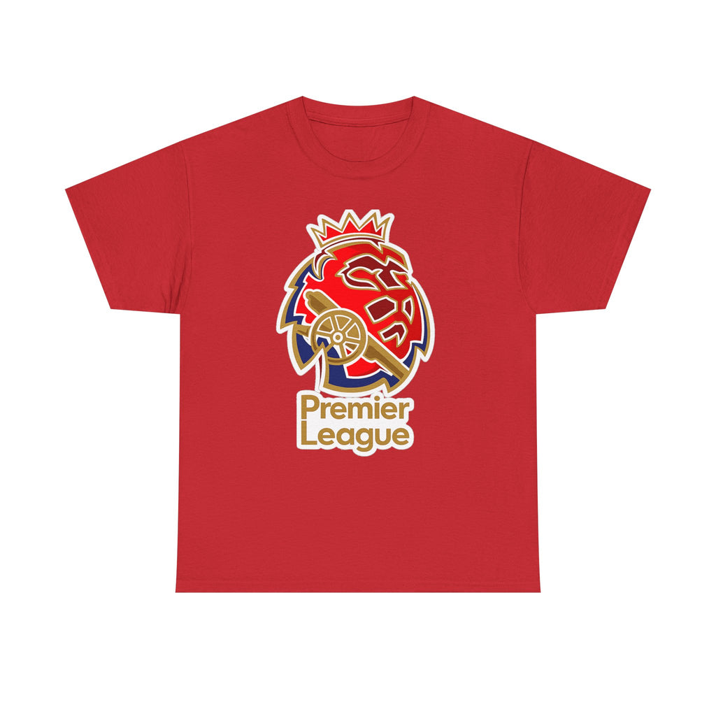 Arsenal Premier League Lion Logo T-Shirt — Soccer Fan Tee