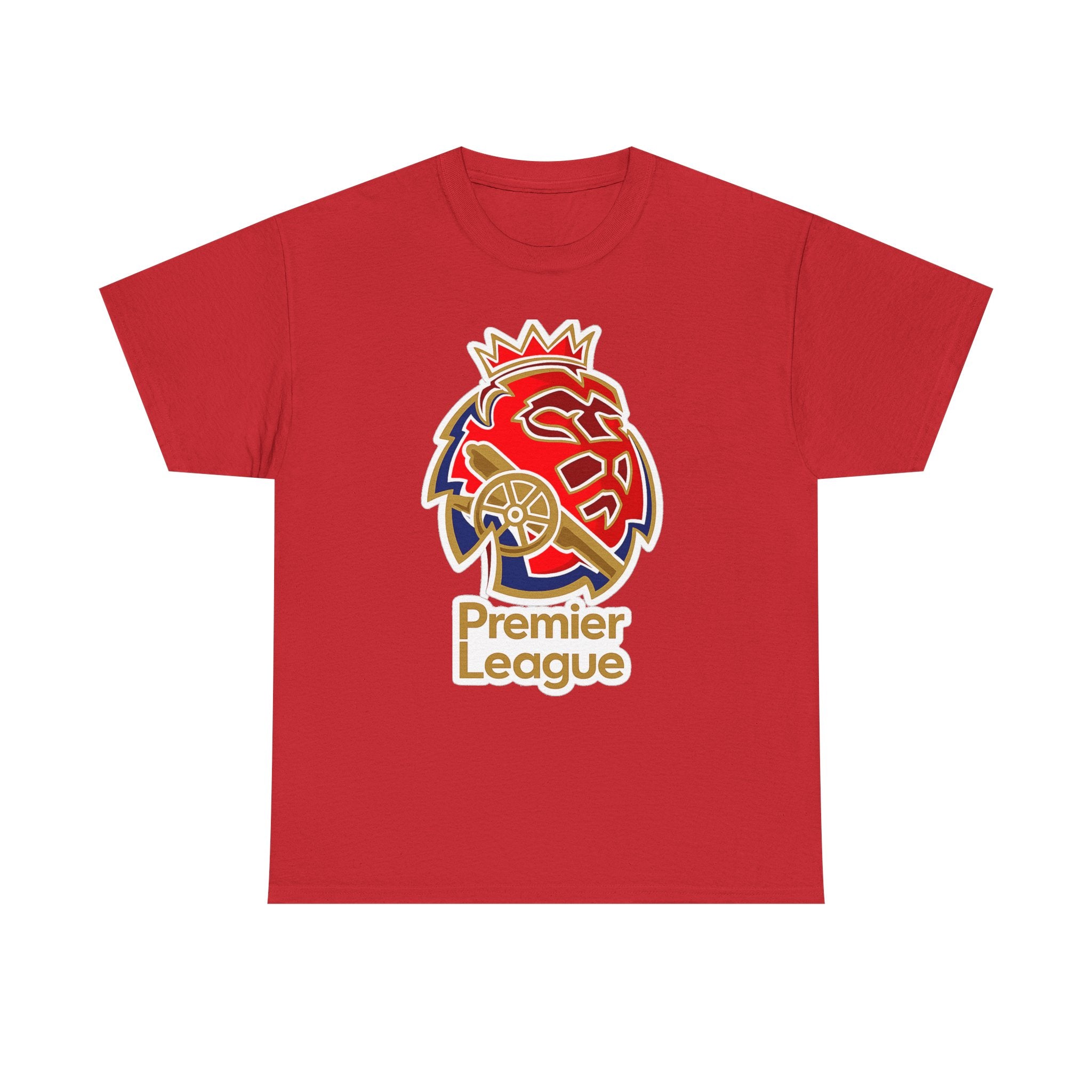Arsenal Premier League Lion Logo T-Shirt — Soccer Fan Tee