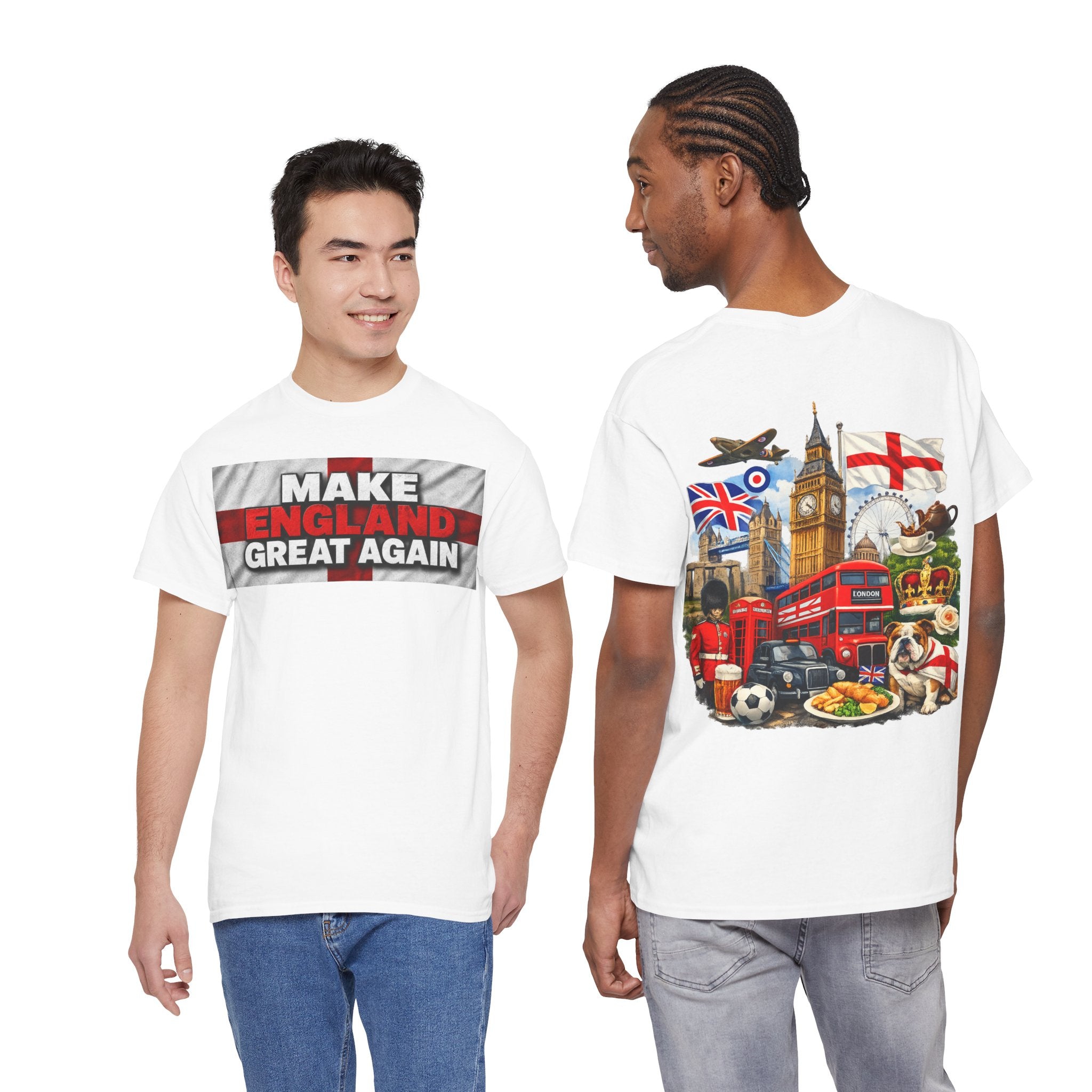 England Pride T-Shirt — "Make England Great Again" Graphic Tee