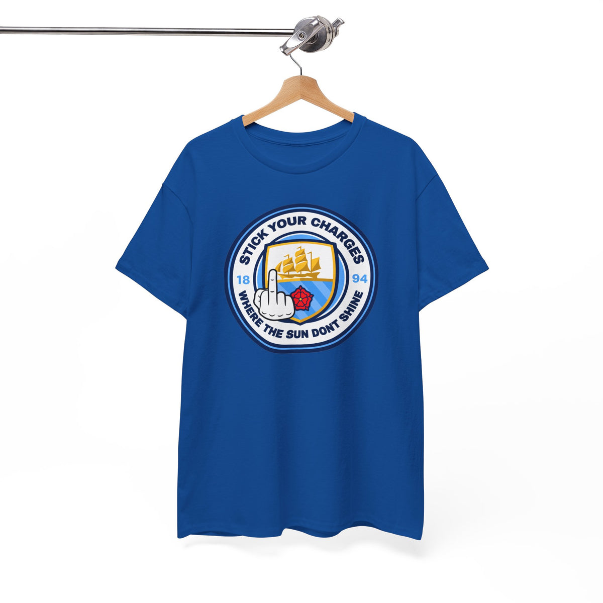 Manchester City "Stick Your Charger Where the Sun Don't Shine" Cotton t-shirt