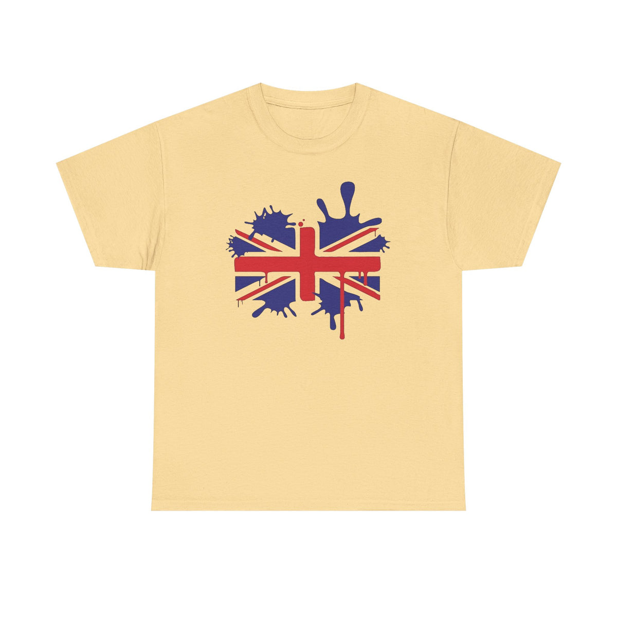 Union Jack Paint Splatter T-Shirt — British Flag Graphic Tee