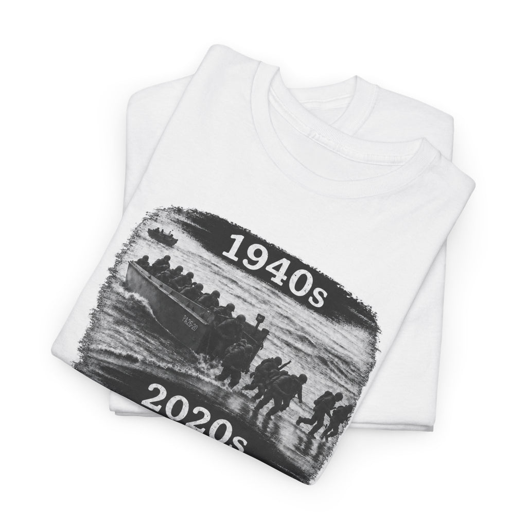 1940s vs 2020s Veterans Tribute Tee — "Is This What They Fought For?"