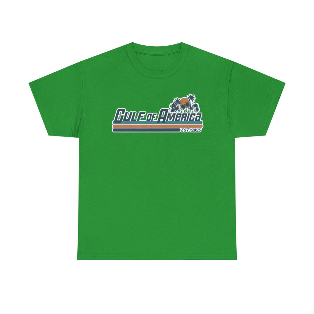 Gulf of America Vintage Surf Tee — Retro Beach Logo T-Shirt
