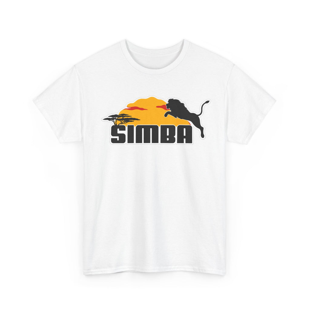 Simba Sunset Graphic Tee — Lion Silhouette Safari T-Shirt
