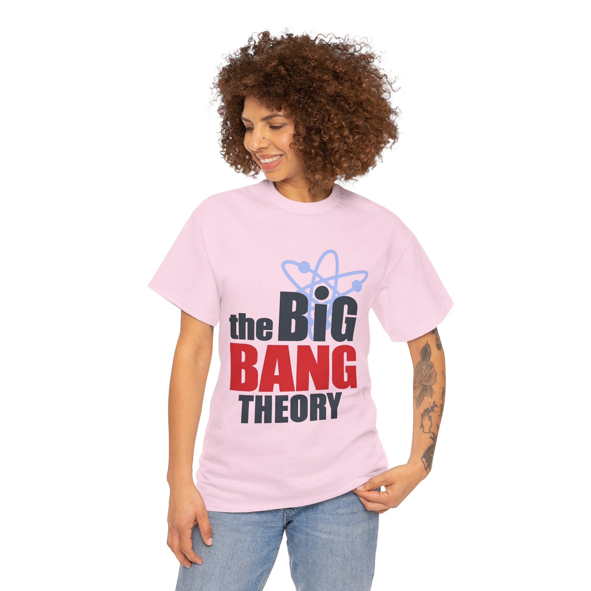 Big Bang Theory Unofficial Logo Tee — Retro Sci‑Fi TV Show T‑Shirt