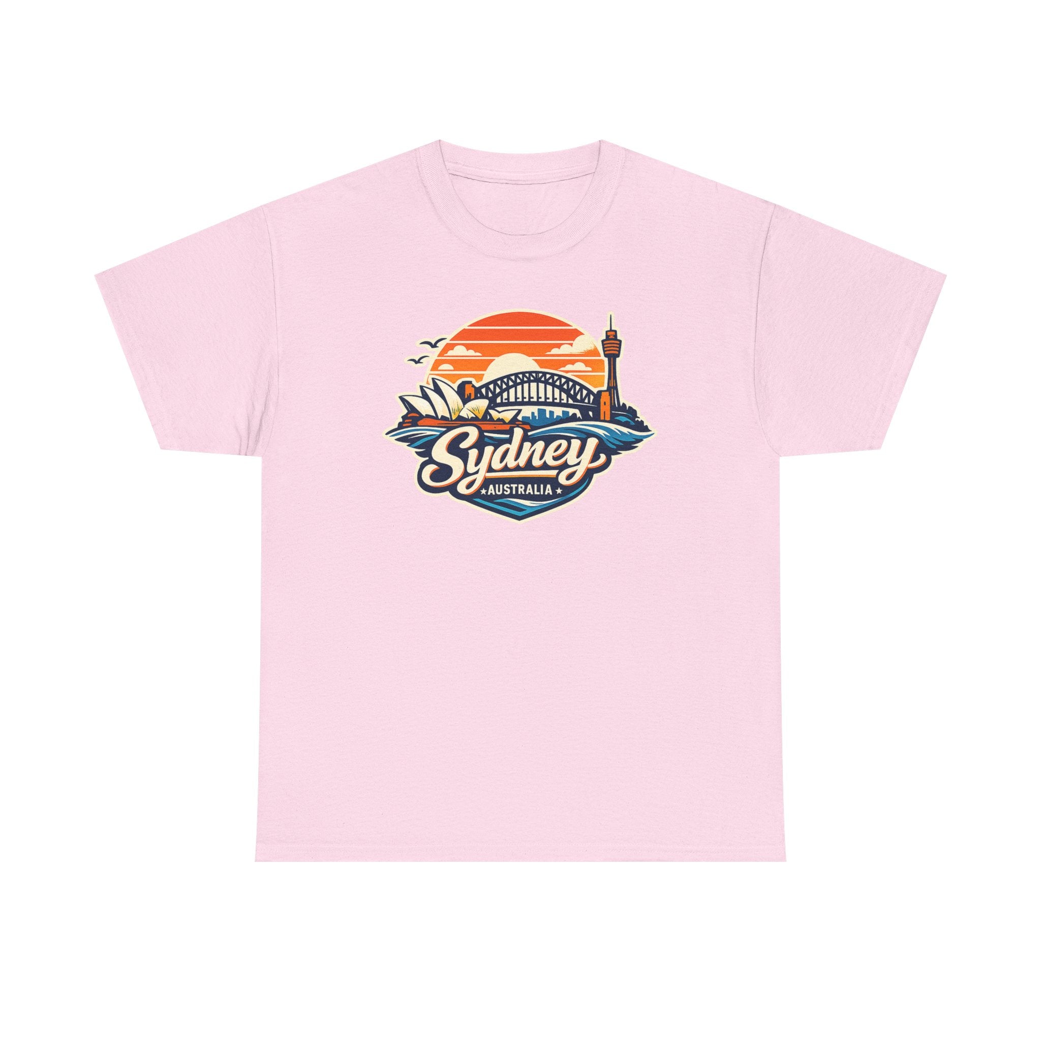 Sydney Australia Sunset Tee — Vintage Coastal Travel T‑Shirt