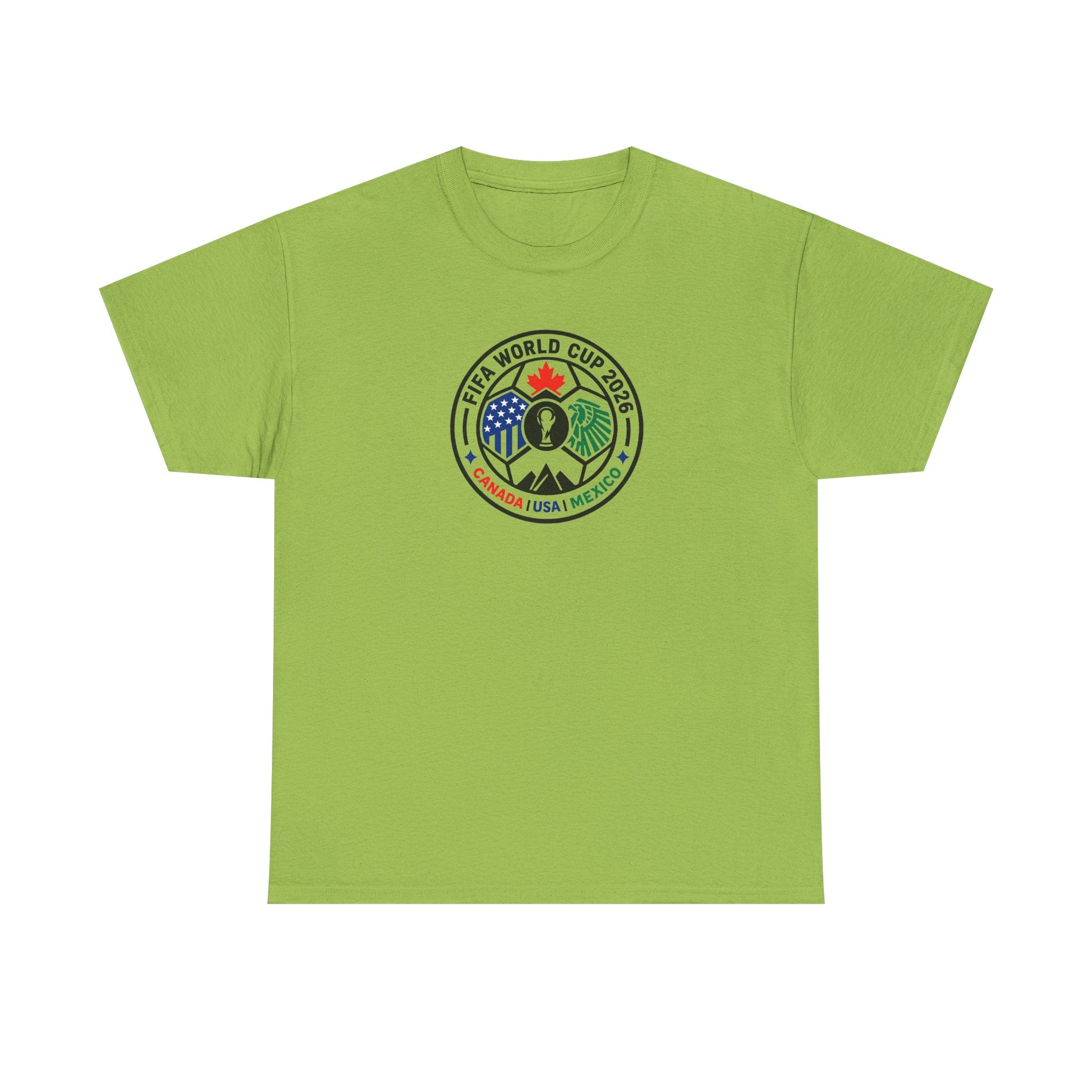 World Cup 2026 Soccer Tee — Canada USA Mexico Crest