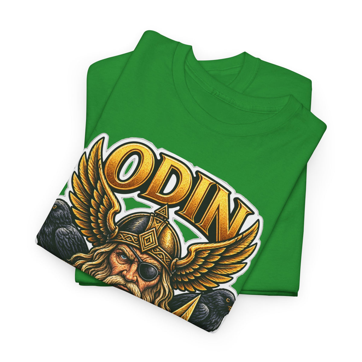 Odin Viking Cotton T-Shirt — Norse God Graphic Tee