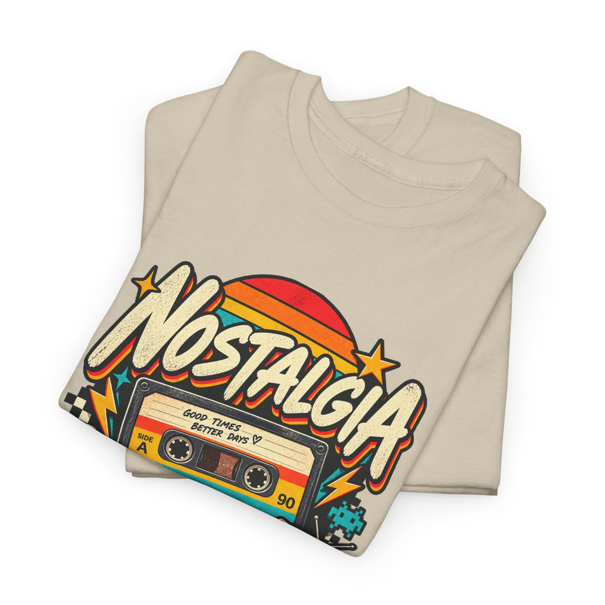 Nostalgia Never Gets Old Unisex Heavy Cotton Tee