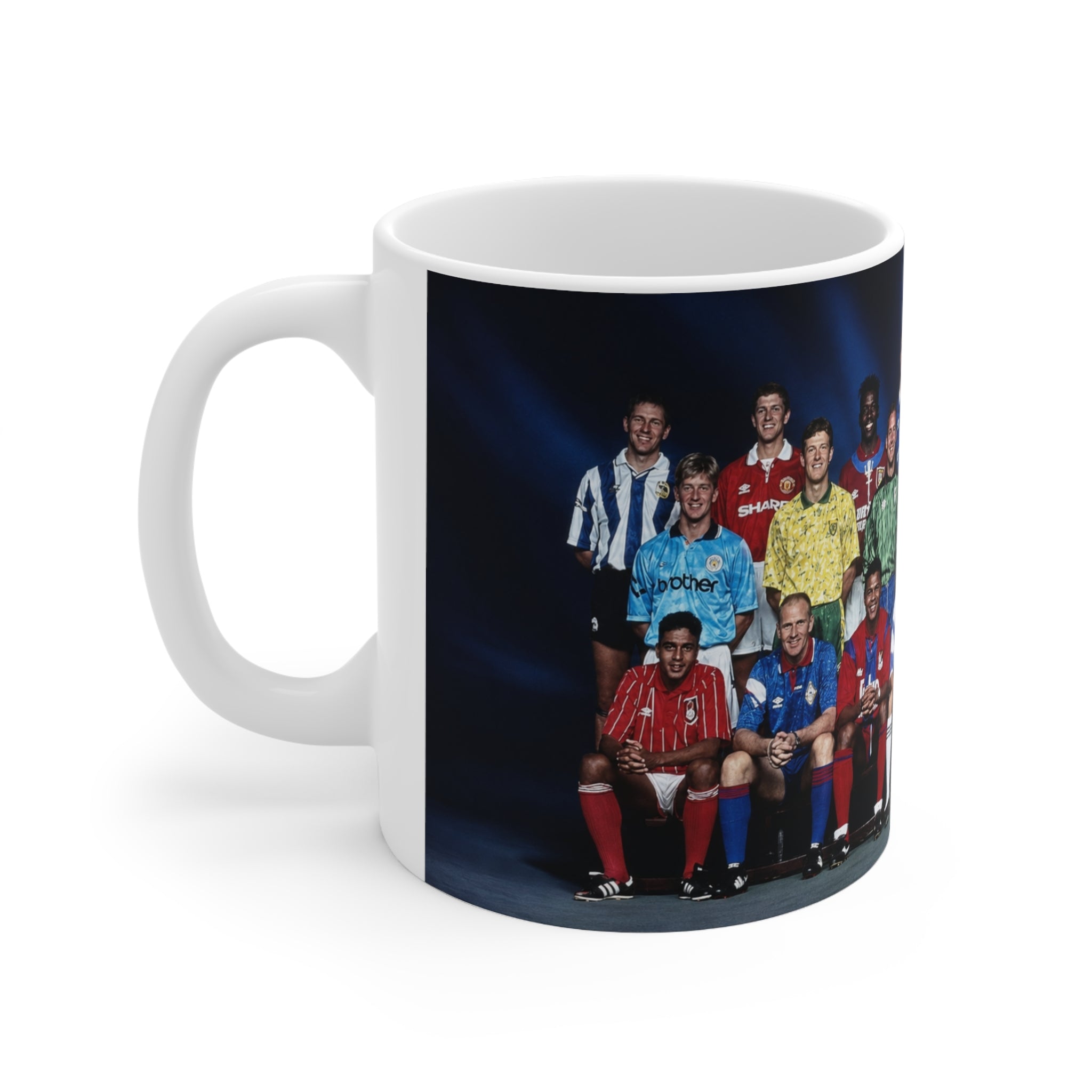 Premier League League Retro Photo Ceramic Mug — 11oz & 15oz