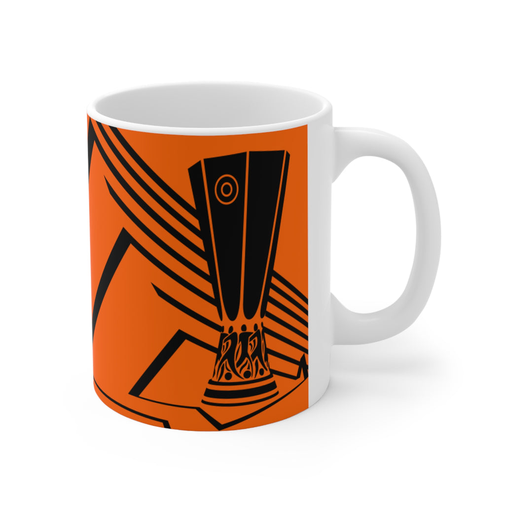 Europa League Trophy & Pattern Coffee Cup (11oz, 15oz)