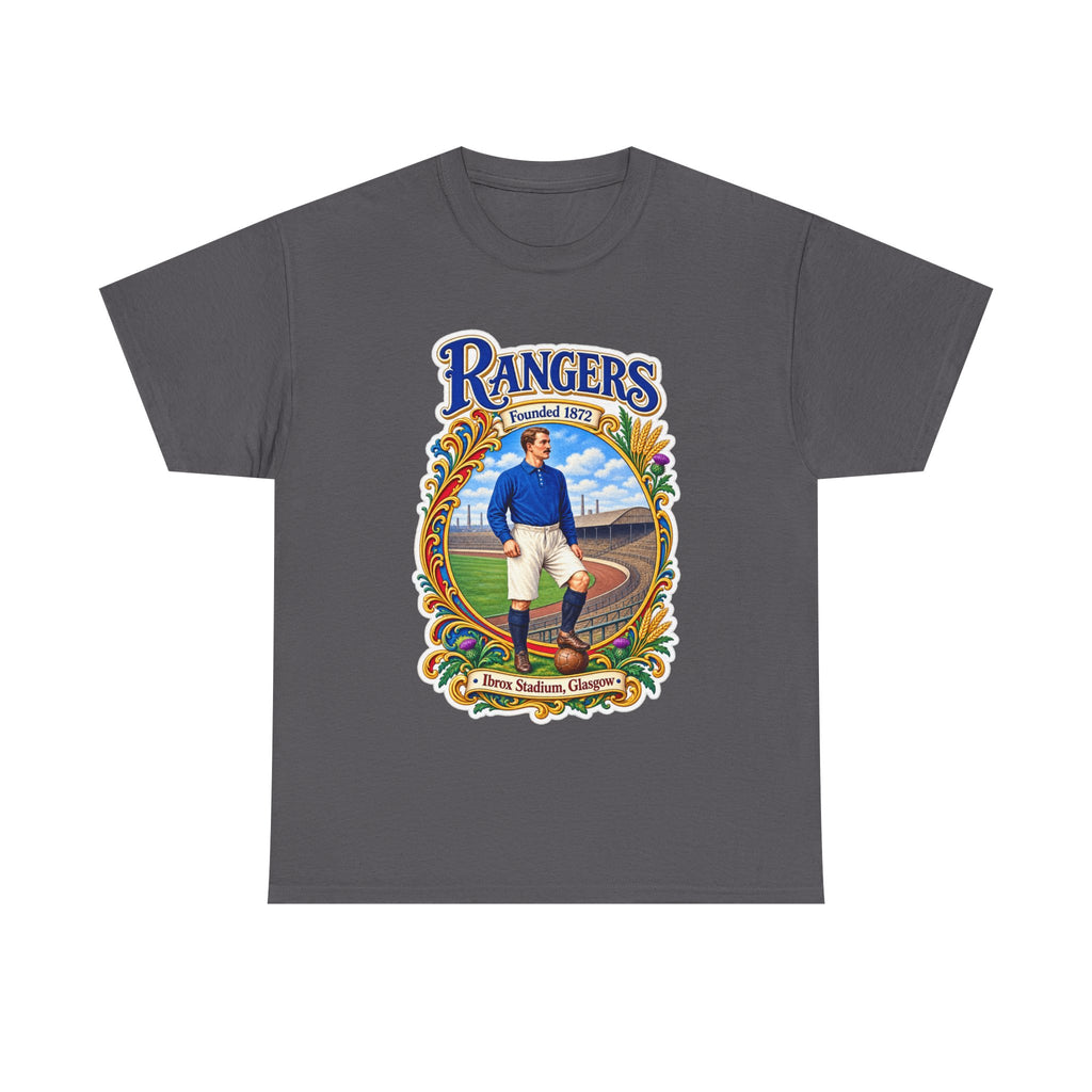 Rangers Retro Player Field Graphic Cotton T-Shirt