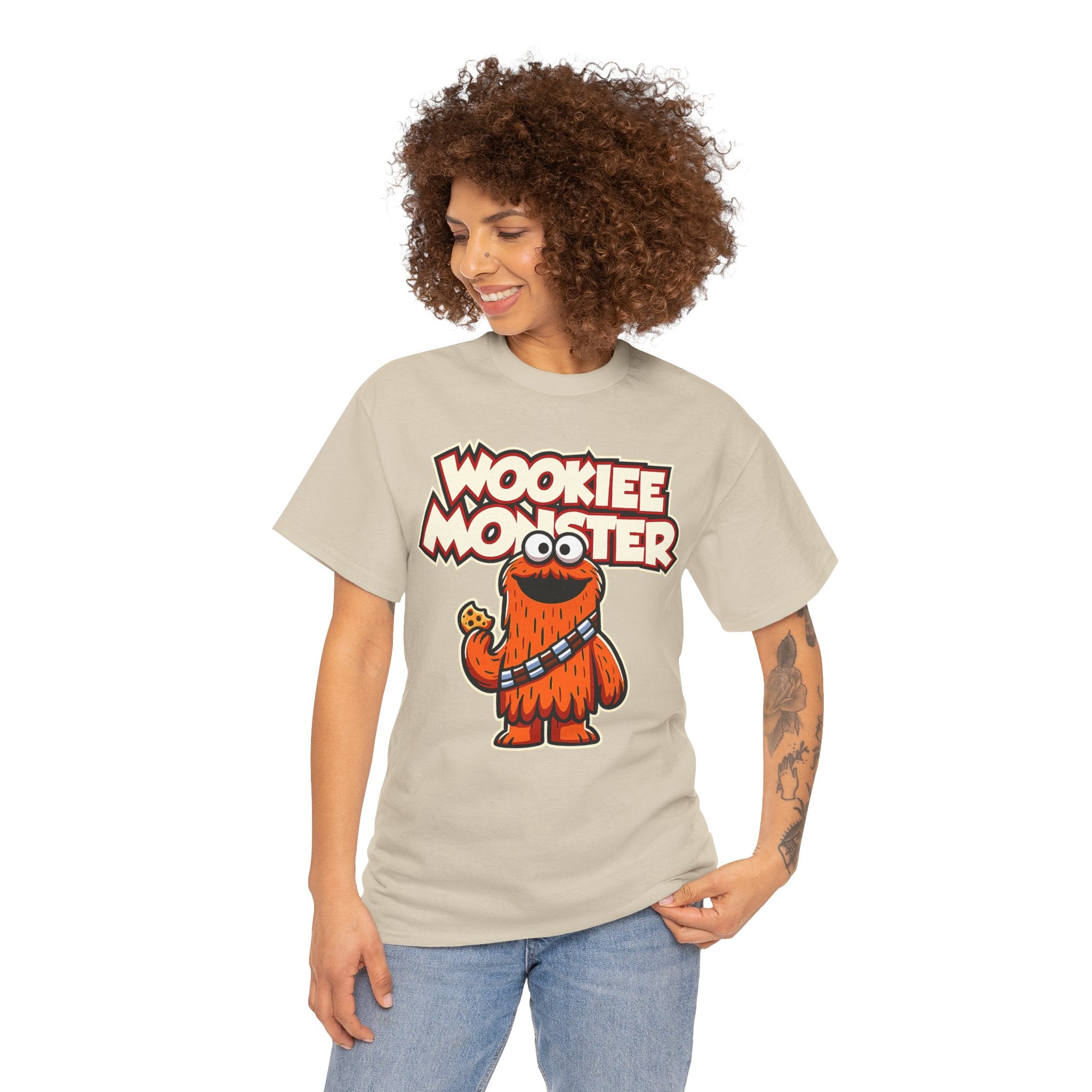 Wookiee Monster Tee - Funny Retro Sci‑Fi Cartoon Shirt