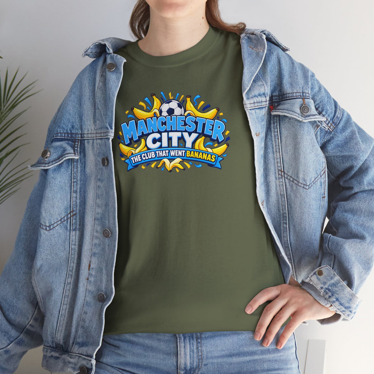 Manchester City "The Club That Went Bananas" Cotton T-Shirt
