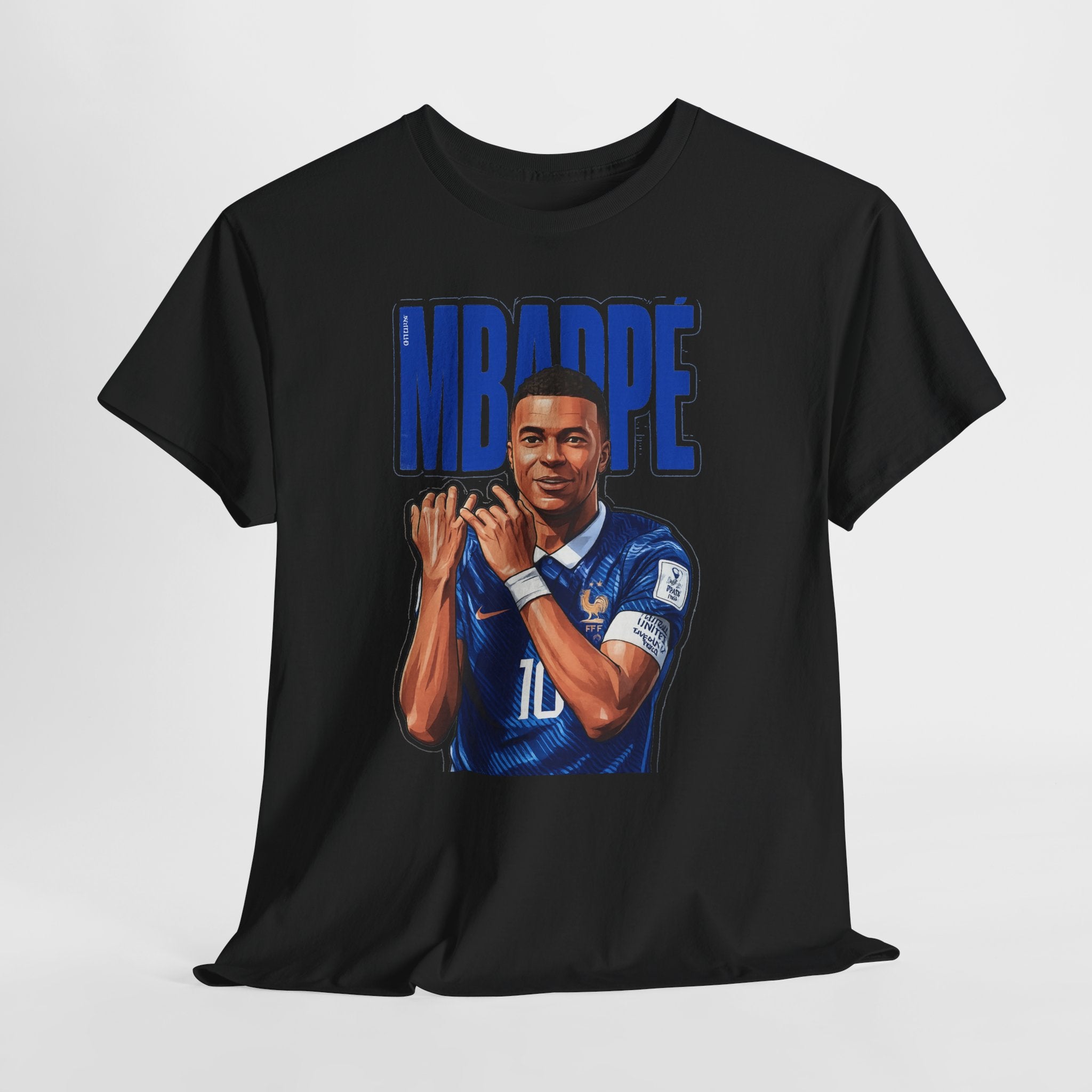 MBAPPE Graphic Shirt Soccer Star Portrait Tee — "