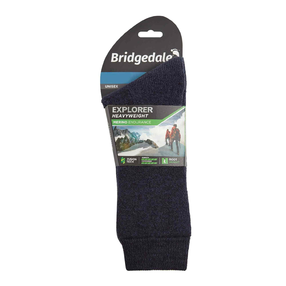 1 Pack Mens Heavyweight Merino Wool Boot Socks