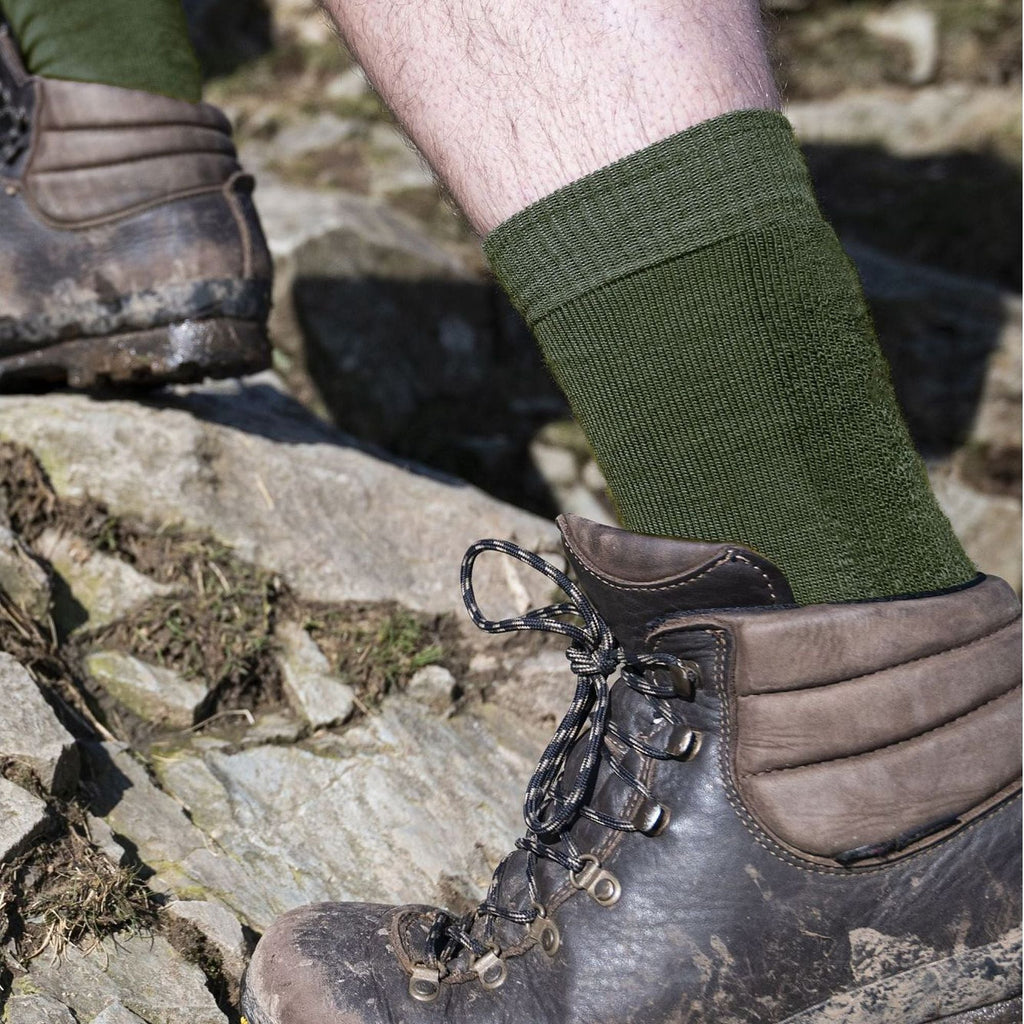 1 Pack Mens Heavyweight Merino Wool Boot Socks
