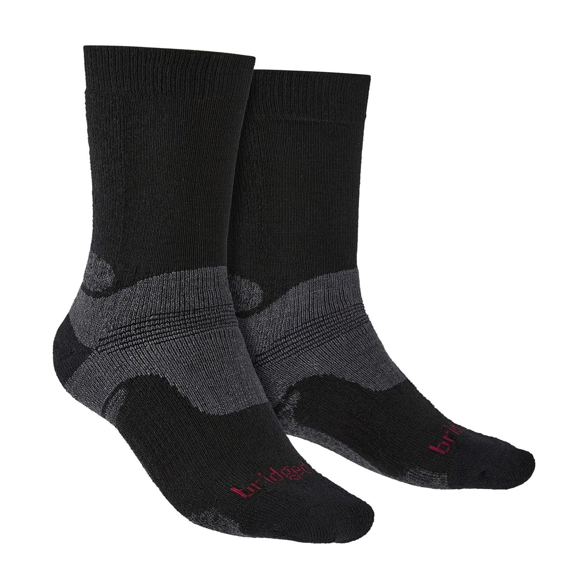 1 Pack Mens Hiking Midweight Merino Wool Boot Socks