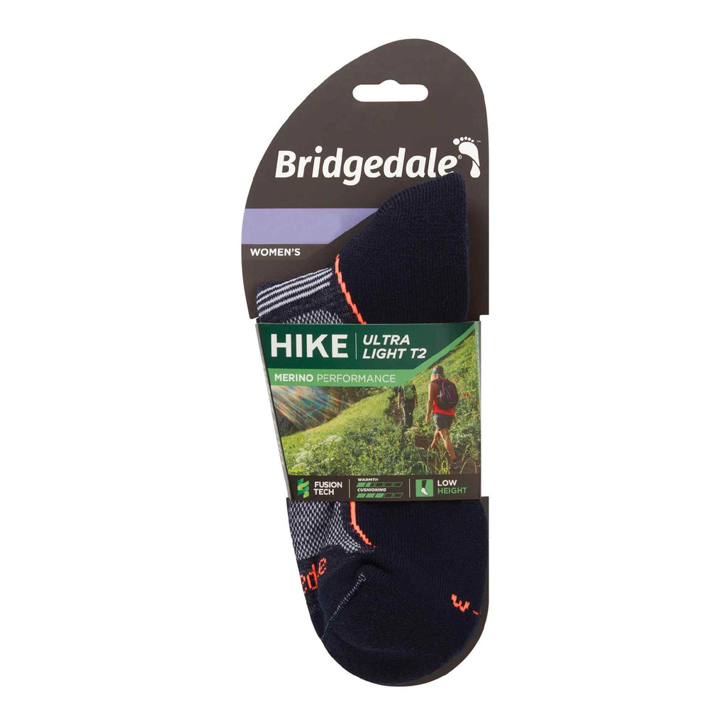 1 Pack Ladies Hiking Ultralight T2 Merino Wool Low Cut Socks