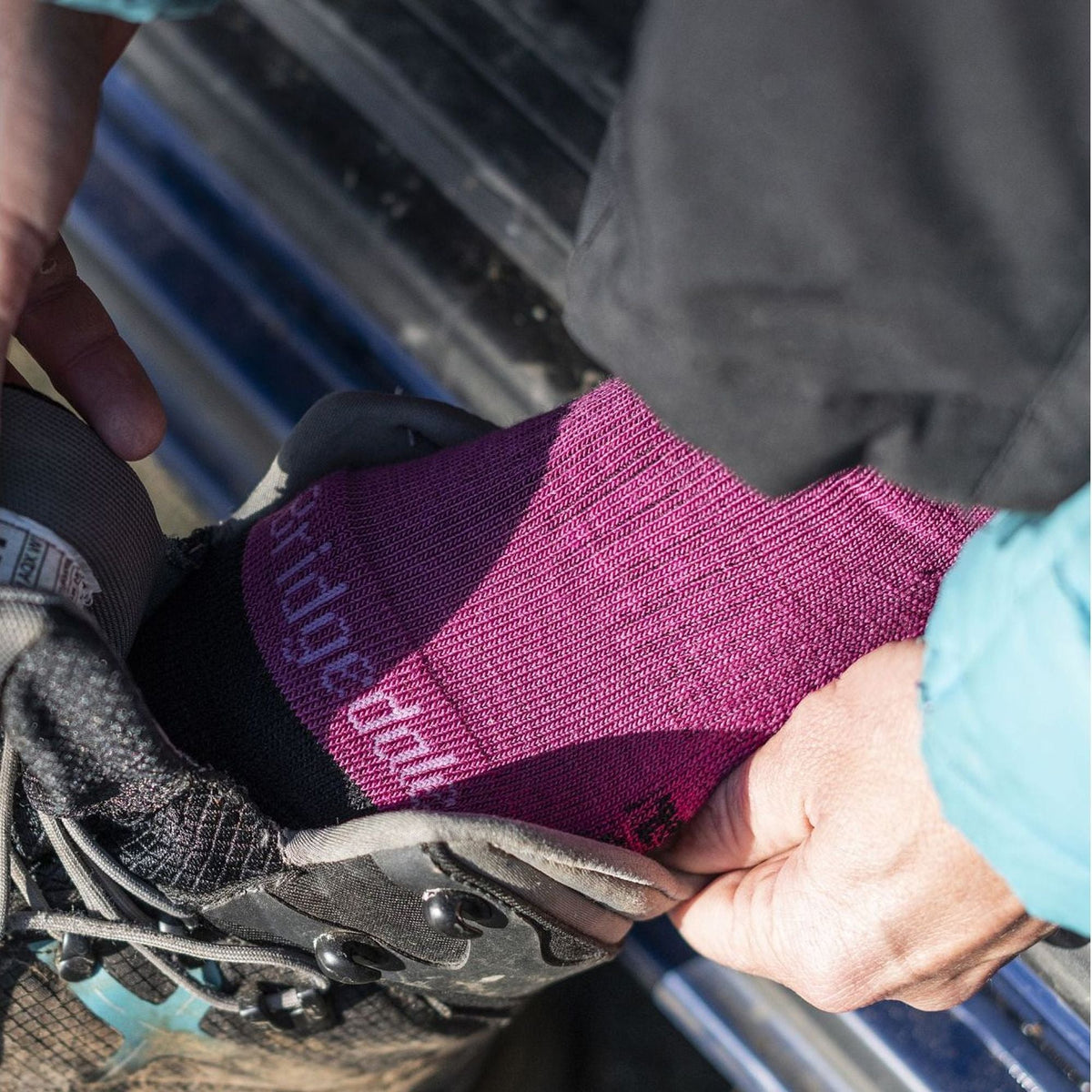 1 Pack Ladies Hiking Lightweight Merino Wool Boot Socks