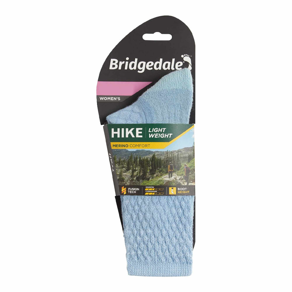 1 Pack Ladies Hiking Lightweight Merino Wool Cushioned Boot Socks