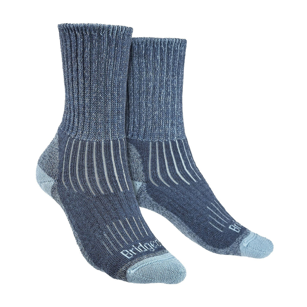 1 Pack Ladies Hiking Midweight Merino Wool Cushioned Boot Socks